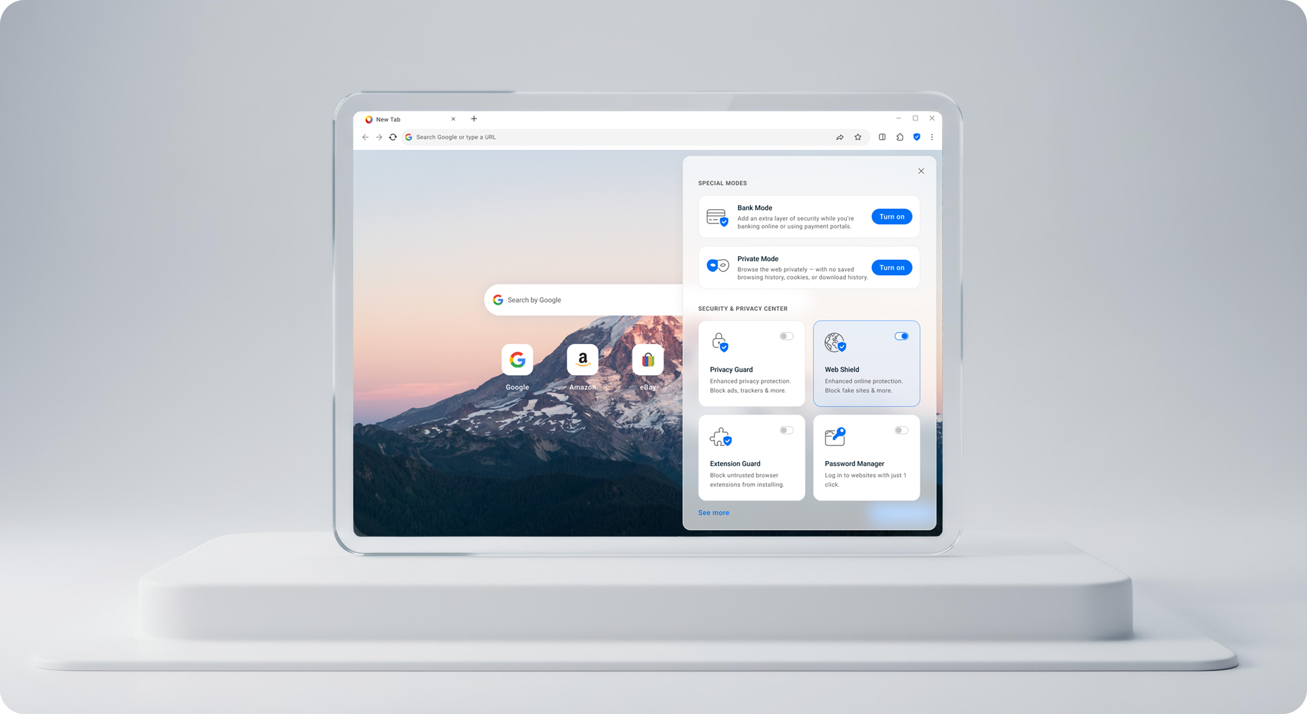 Security & Privacy Center