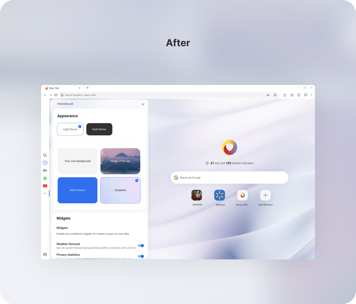After - Personalization